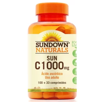 Vitamina C Sundown Sun C 1000mg c/ 133 Comprimidos