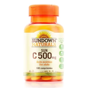 Vitamina C Sundown Sun C 500mg c/ 100 Comprimidos