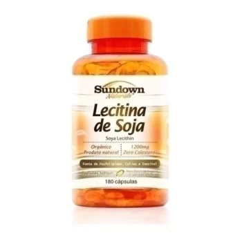 Lecitina de Soja Sundown 1200mg c/180 Cápsulas