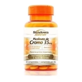 Picolinato de Cromo Sundown 35mcg c/ 90 Comprimidos