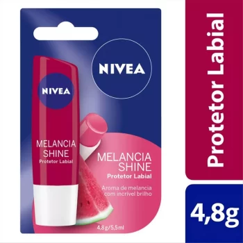 Protetor Labial Nívea Lip Care Melancia Shine 4,8g