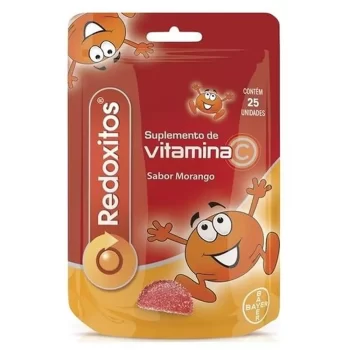 Redoxitos Morango 30mg 25 Gomas Mastigáveis de Vitamina C