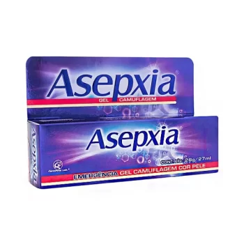 Asepxia Gel Secante Antiacne Camuflagem Cor Bege 28g