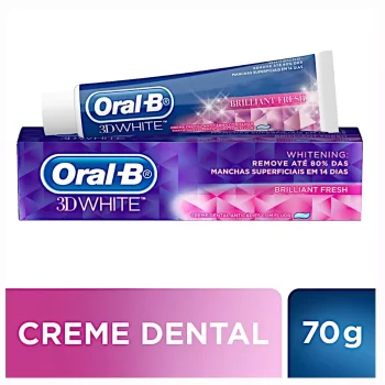 Creme Dental Oral-B 3D White Brilliant Fresh 70g