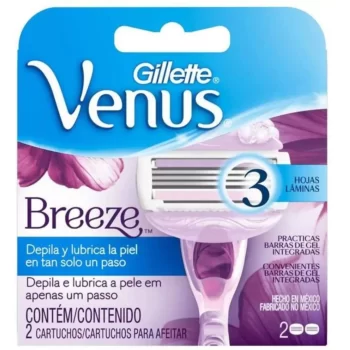 Carga Gillette Venus Breeze c/ 2 Unidades