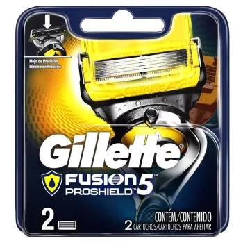 Carga Gillette Fusion ProShield c/ 2 Unidades