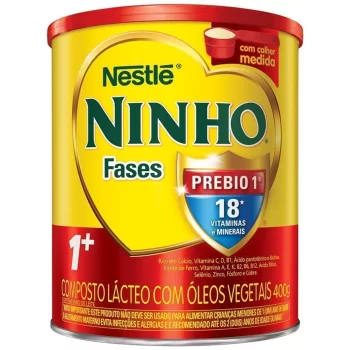 NINHO Fases 1+ Composto Lácteo Lata 400g