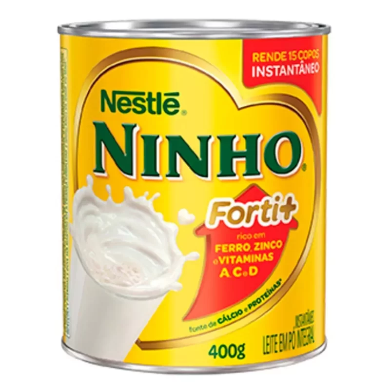 7891000142202 NINHO Forti+ Leite em Pó Nestlé Integral Instantâneo 400g