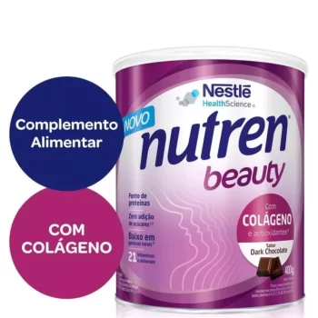 Nutren Beauty Dark Chocolate Suplemento Alimentar Lata 400g