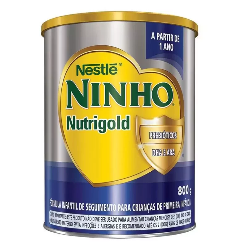7891000258590 NINHO Nutrigold Fórmula Infantil Lata 800g