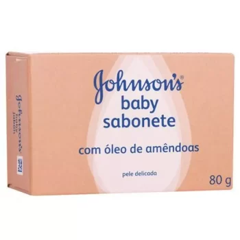 Sabonete com Óleo de Amêndoas Johnsons Baby 80g