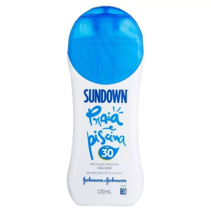 7891010033521 Protetor Solar Sundown Praia e Piscina FPS30 120mL
