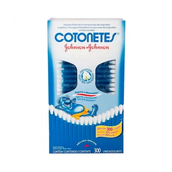 Hastes Flexíveis COTONETES 300 Unidades