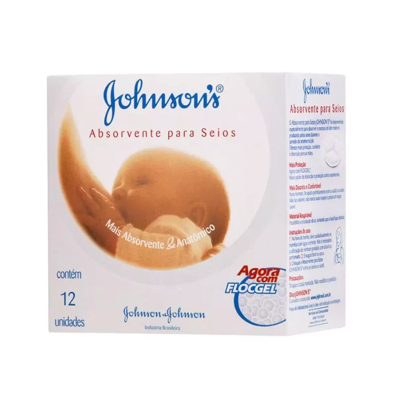 7891010101688 Absorvente Para os Seios Johnsons c/ 12 Unidades