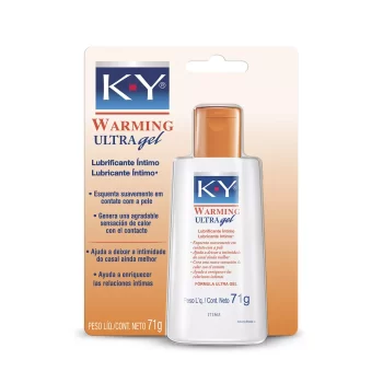 K-Y Gel Hot Warming Ultra Lubrificante Íntimo 71g