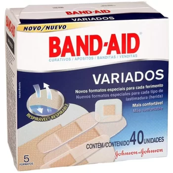 Curativo Band-Aid Variados c/ 40 Unidades
