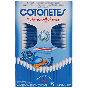 Hastes Flexíveis COTONETES 75 Unidades