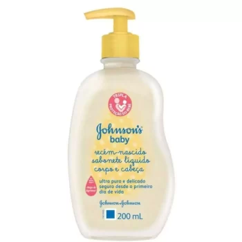 Sabonete Líq Johnsons Baby Recém-Nascido Corpo Cabeça 200mL