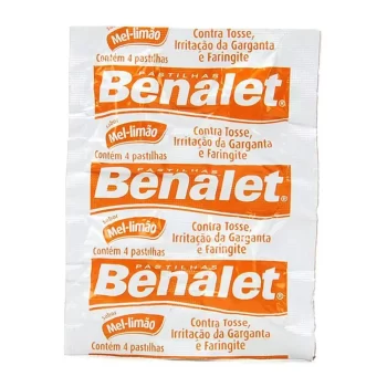 Benalet Sabor Mel e Limão c/ 4 Pastilhas
