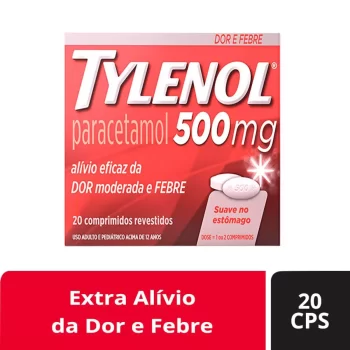 Tylenol 500mg c/ 20 Comprimidos