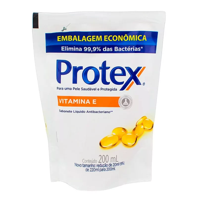 7891024027257 Protex Nutri Protect Vitamina E Sabonete p/Mãos Refil 200mL