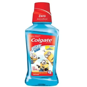 Enxaguante Bucal Antisséptico Colgate Plax Kids Minions 250mL