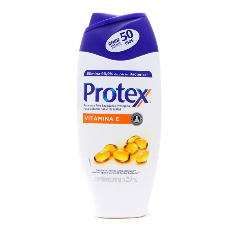 7891024114865 Protex Vitamina E Sabonete Líquido Antibacteriano 250mL