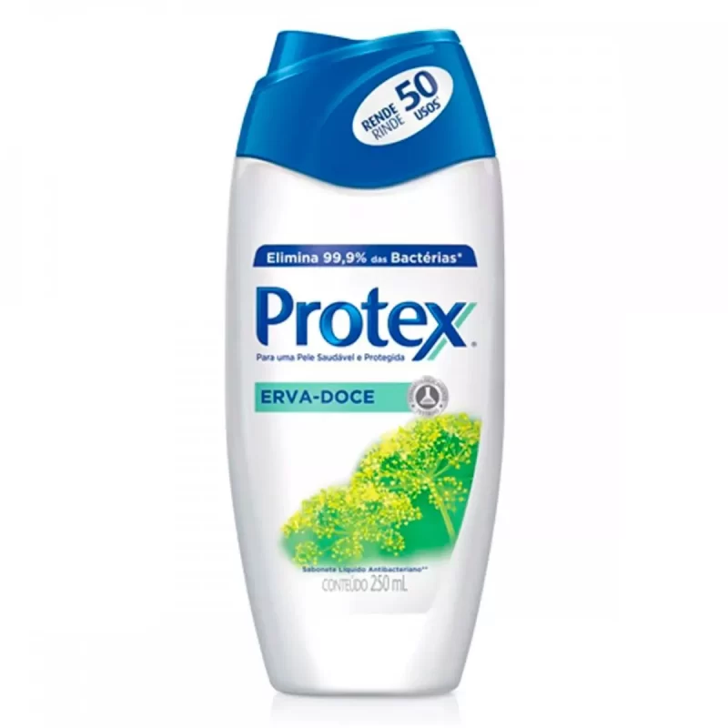 7891024115848 Protex Erva-Doce Sabonete Líquido Antibacteriano 250mL