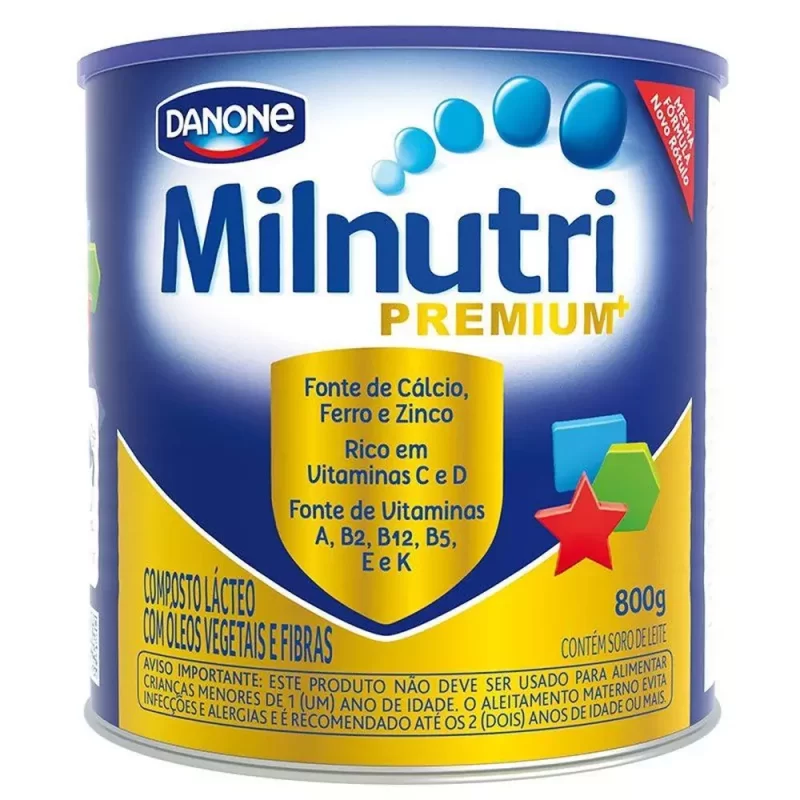7891025107842 Milnutri Premium Composto Lácteo Infantil Lata 800g