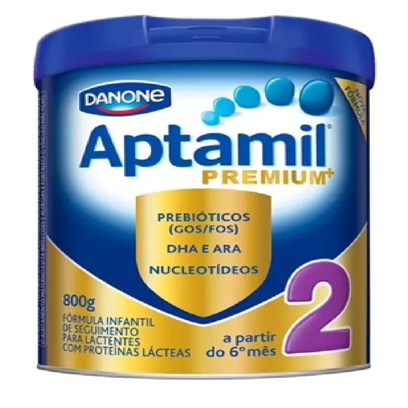 7891025107897 Aptamil Premium 2 Fórmula Infantil Lata 800g