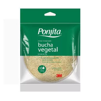 Esponja de Banho Ponjita 3M Bucha Vegetal
