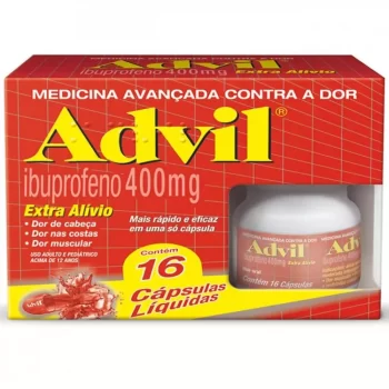 Advil Extra Alí­vio 400mg c/ 16 Cápsulas Líquidas