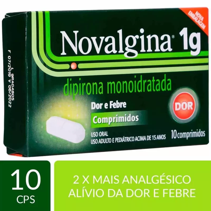 NOVALGINA 1G 10 CP NO PIX