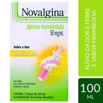 NOVALGINA SOLUÇAO ORAL INFANTIL SABOR FRAN 50ML NO PIX