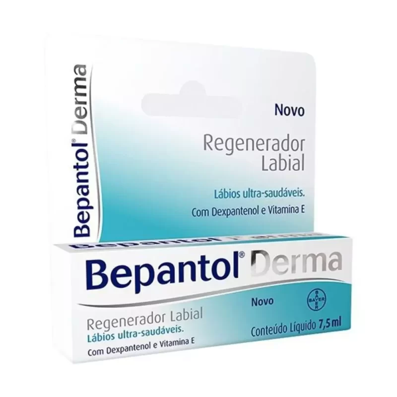 7891106908870 Bepantol Derma Creme Regenerador Protetor Labial FPS30 7,5mL