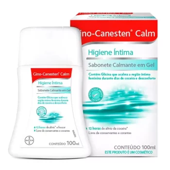 Gino-Canesten Calm Sabonete Íntimo Calmante em Gel 100mL