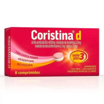 Coristina D c/ 8 Comprimidos