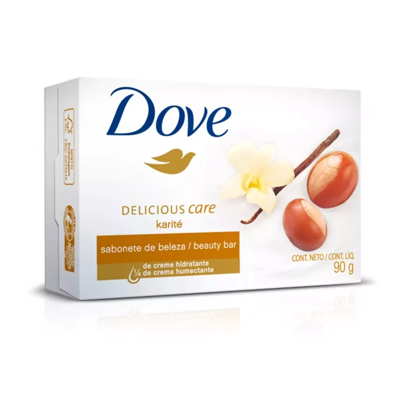 7891150019560 Sabonete Dove Delicious Care Karité e Baunilha 90g