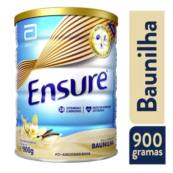 Ensure Pó Suplemento Adulto Sabor Baunilha Lata 900g