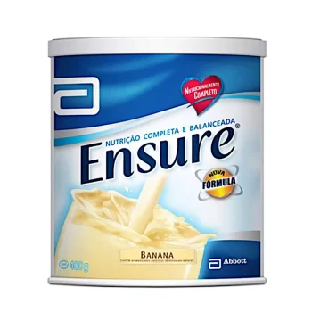 Ensure Pó Suplemento Adulto Sabor Banana Lata 400g