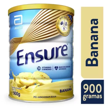 Ensure Pó Suplemento Adulto Sabor Banana Lata 900g