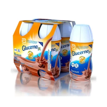 Glucerna SR Suplemento Nutricional Chocolate 200mL Pack c/4