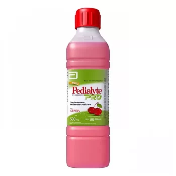 Pedialyte PRO Suplemento Hidroeletrolítico Cereja 500mL