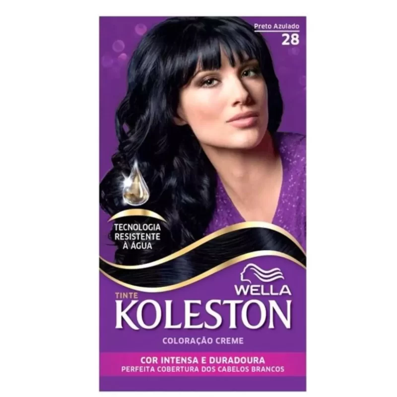 7891182016230 Tintura Koleston 28 Kit Preto Azulado
