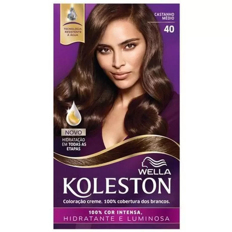 7891182016254 Tintura Koleston 40 Kit Castanho Médio