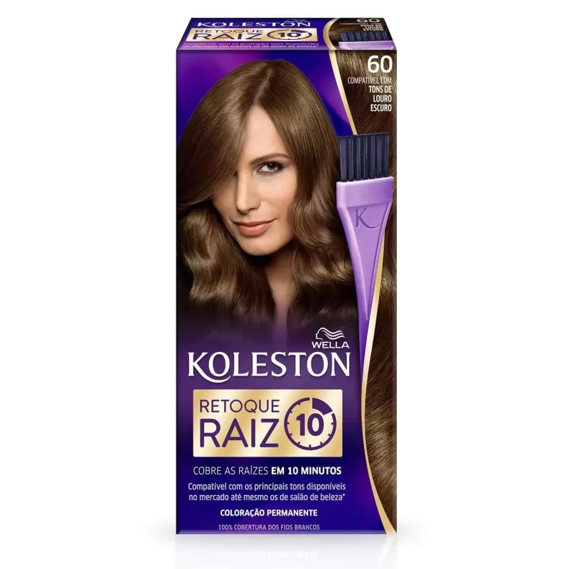 7891182019675 Tintura Koleston Retoque Raiz 60 Kit Louro Escuro