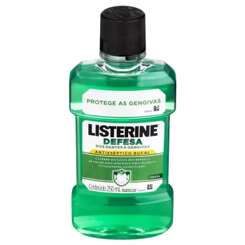 Enxaguante Bucal Antisséptico Listerine Menta Defesa 250mL
