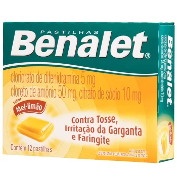Benalet Sabor Mel e Limão c/ 12 Pastilhas