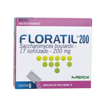 Floratil Pediátrico 200mg c/ 6 Envelopes de 1g Cada