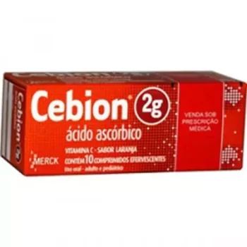 Cebion Efervescente Sabor Laranja 2g c/ 10 Comprimidos
